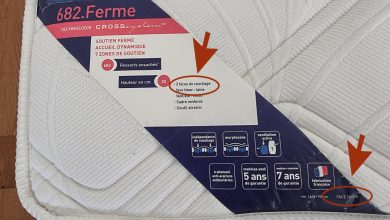 Comment trouver la face hiver ou été sur un matelas ? En général c'est indiqué dessus !