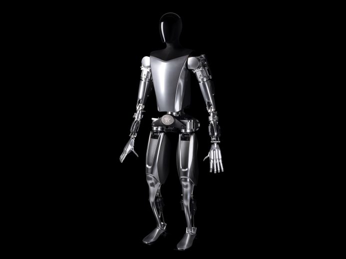 Le robot humanoïde domestique Optimus Tesla