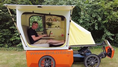 GoCamp GoLo, un vélo camping-car propulsé par le soleil