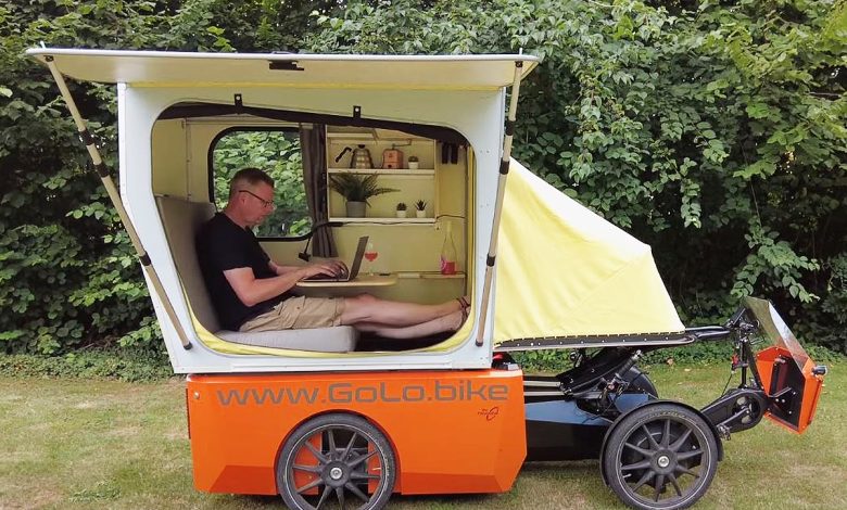 GoCamp GoLo, un vélo camping-car propulsé par le soleil