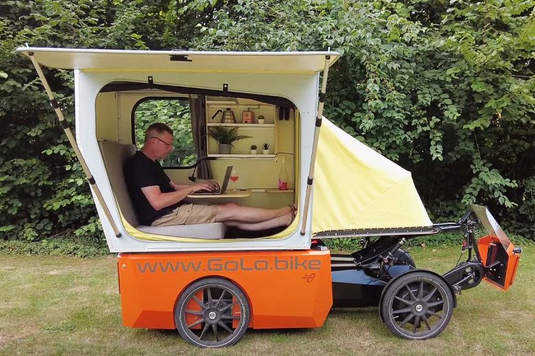 GoCamp GoLo, un vélo camping-car propulsé par le soleil