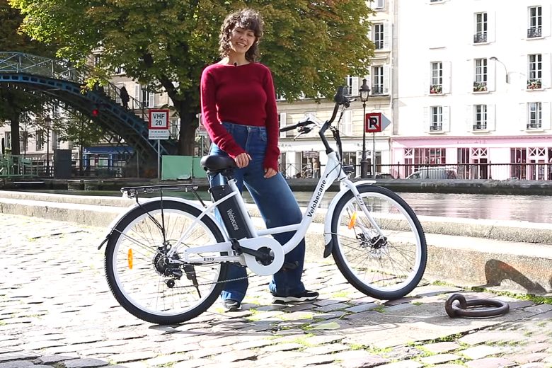 Vélo électrique 26' VELOBECANE-7 vitesses, Freins à disque, autonomie de 40km