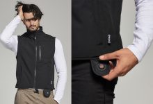 La veste chauffante ewool® PRO peut être portée sous un manteau