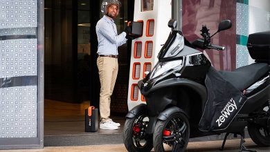 "le 1er scooter électrique trois-roues qui se recharge en 50 secondes"