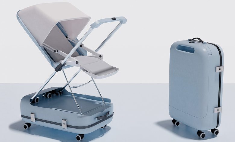 Equipement bébé : Une valise innovante qui s'occupe de tout ! 