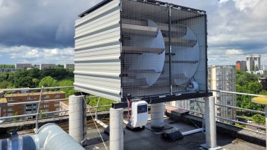 Une WindBox sur l’immeuble Capricorne à Rouen.