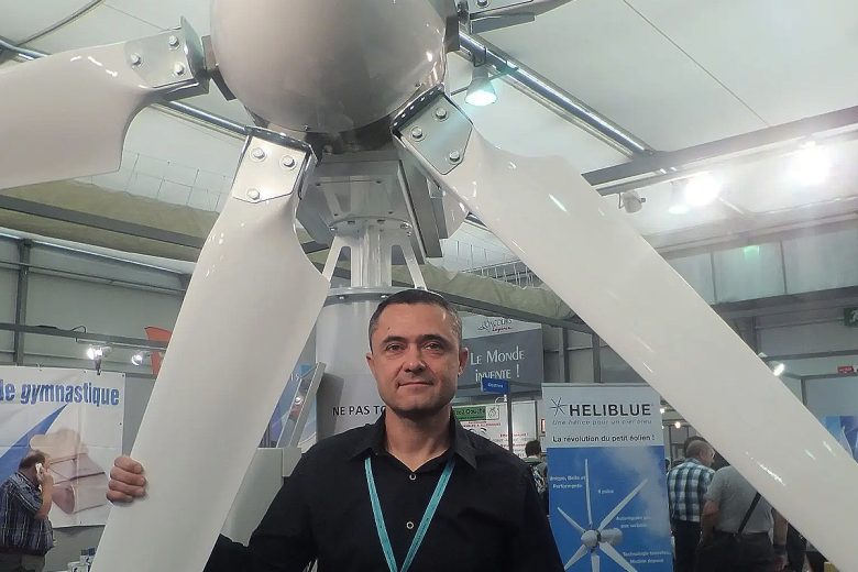 Christophe Martinez, le concepteur de l’éolienne Heliblue