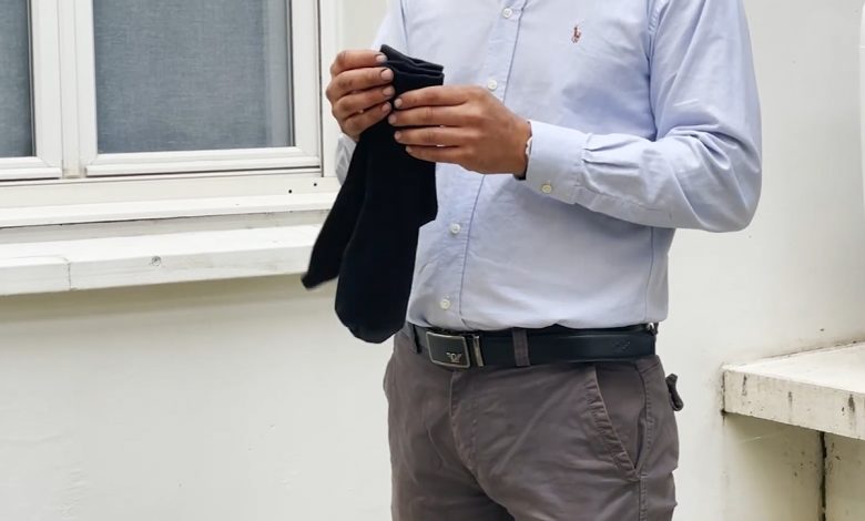 Des chaussettes dotées d'aimants