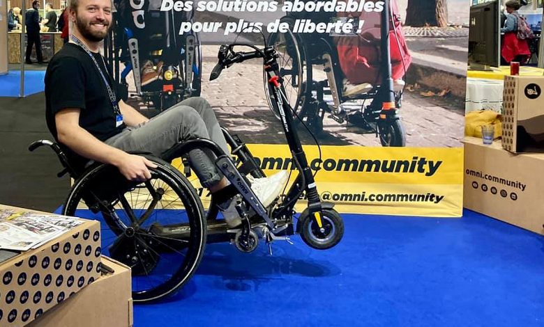 Un kit innovant pour connecter une trottinette à un fauteuil roulant