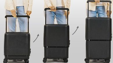 Appuyez sur un bouton pour agrandir ou réduire la taille de la valise VELO en quelques secondes.