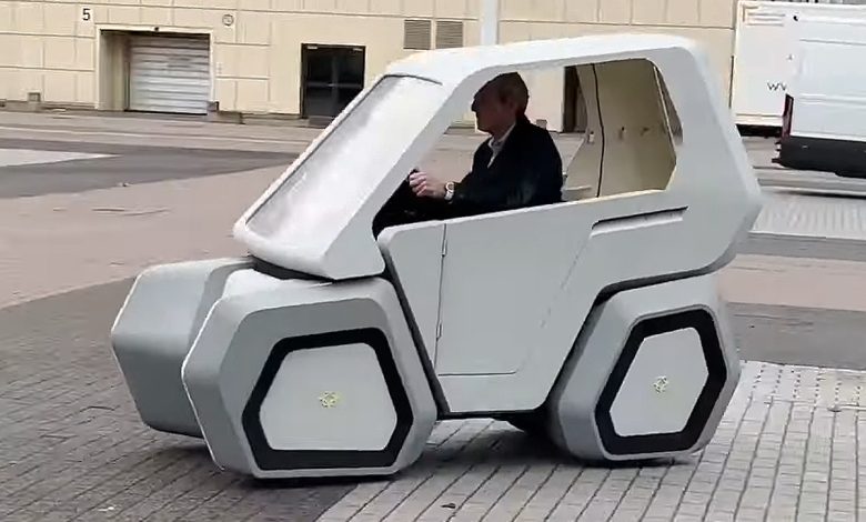 Une voiture électrique imprimable en 3D