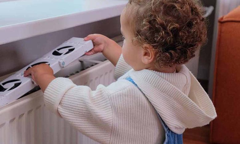 Un ventilateur pour diffuser la chaleur enfantin à installer.