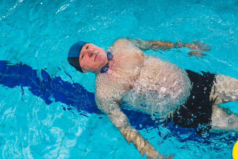 Les bassins intérieur et extérieur de la piscine sont chauffés depuis cinq ans par des serveurs informatiques.