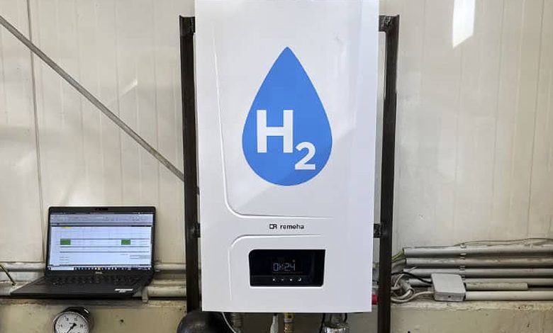Une chaudière à condensation 100 % hydrogène de Remeha