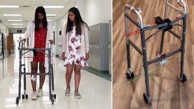 AutoTrem, un déambulateur conçu par deux lycéens de Chantilly pour accompagner les personnes à mobilité réduite.
