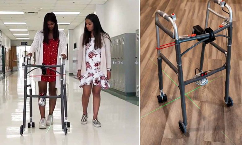 AutoTrem, un déambulateur conçu par deux lycéens de Chantilly pour accompagner les personnes à mobilité réduite.