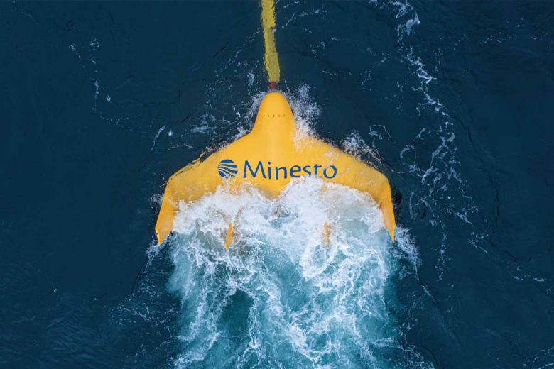 La technologie Deep Green de Minesto produit de l'électricité à partir des courants de la marée