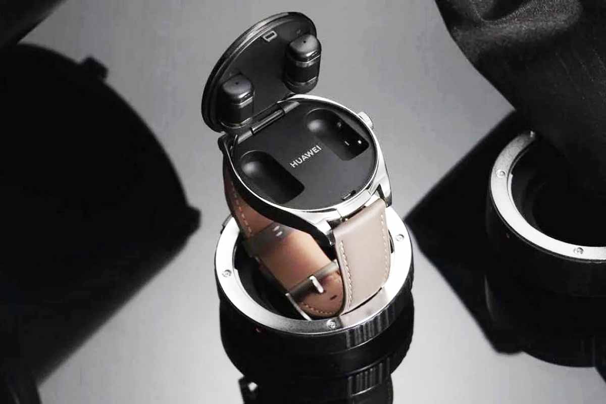 La montre Huawei Watch Buds cache des écouteurs sans fil