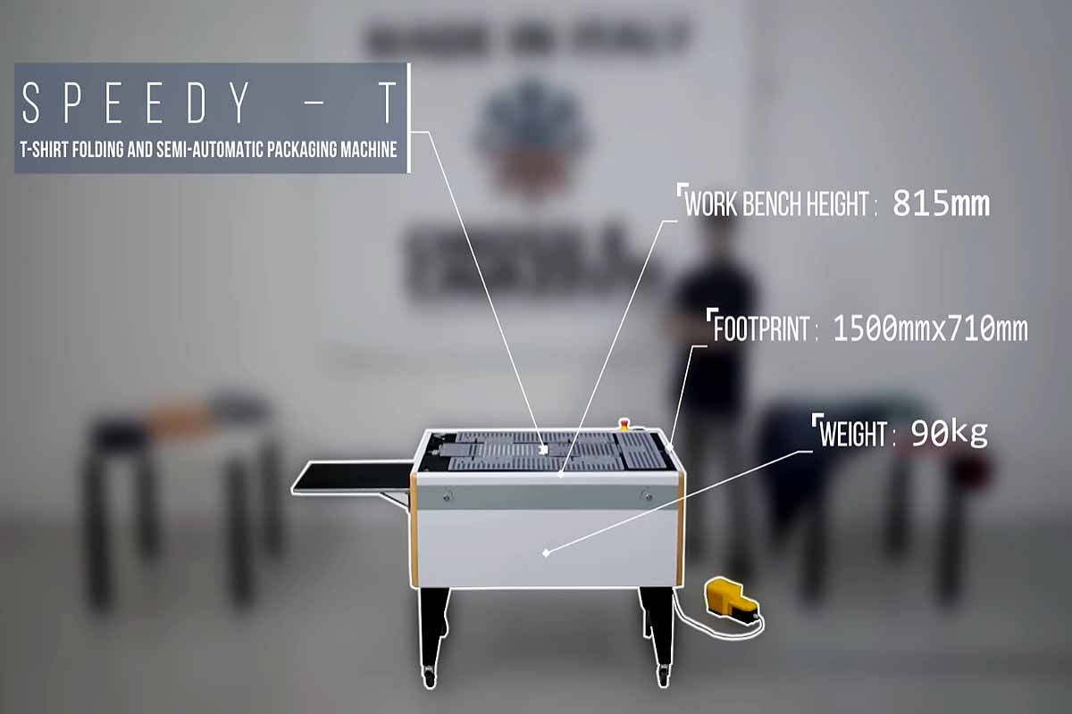 SPEEDY-T, l'invention d'une machine à plier automatiquement les t-shirts  (500 par heure) - NeozOne