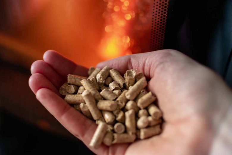 Des pellets de bois à base de palettes recyclées.