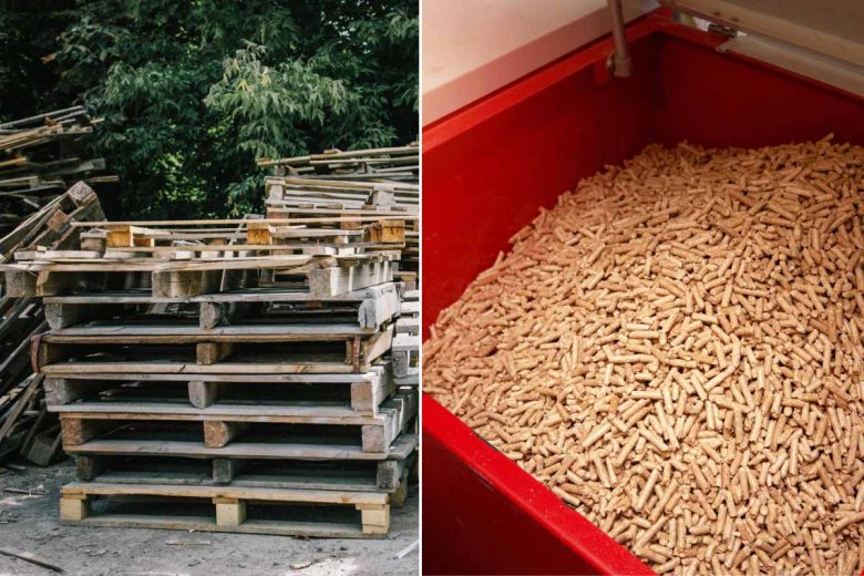 L'entreprise Granuloé va utiliser des palettes pour fabriquer des pellets