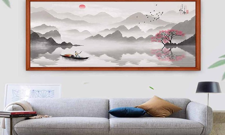 Un radiateur mural qui ressemble à un tableau
