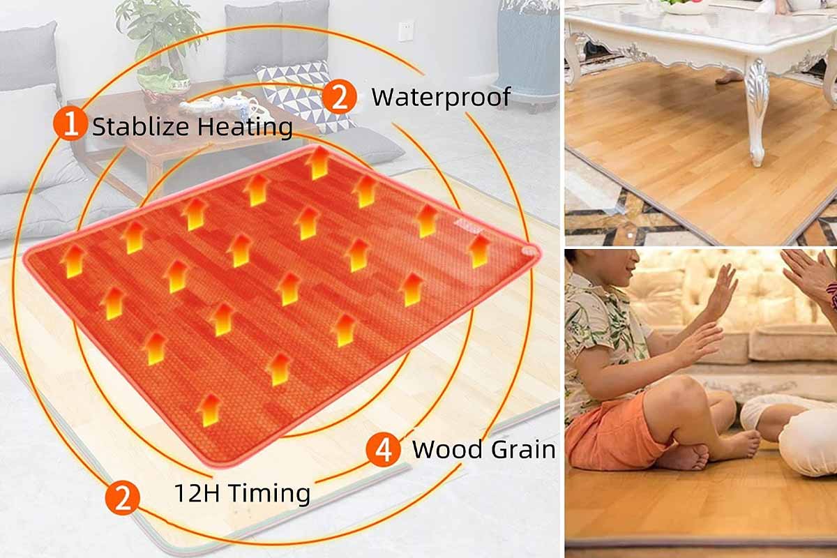 Un tapis de salon chauffant, une invention pour rester bien au chaud tout  l'hiver - NeozOne