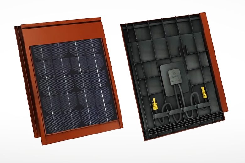 Des tuiles photovoltaïques clipsables 