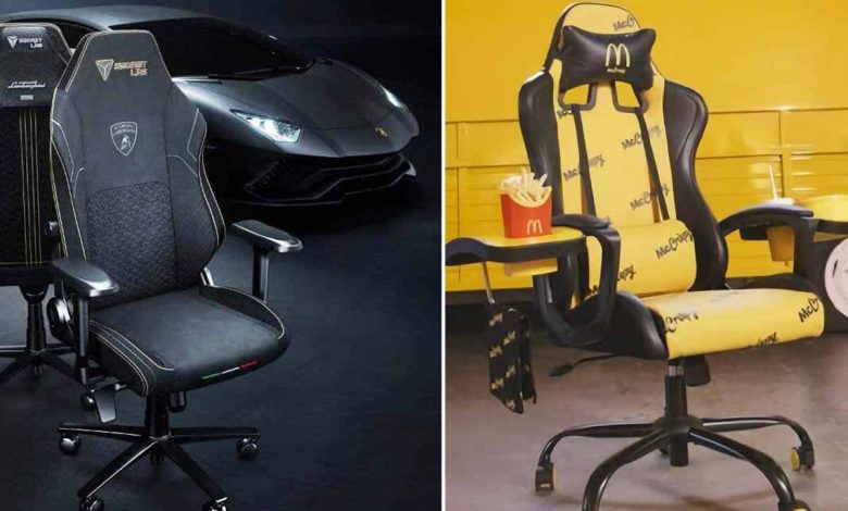 Chaise gaming : Lamborghini et McDonald’s dévoilent deux fauteuils gamer