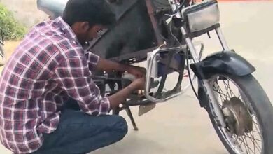 Un jeune Indien rétrofit une Honda Hero thermique en moto électrique d'une autonomie de 200 km.
