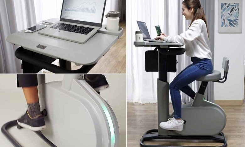 Un vélo bureau conçu pour les travailleurs de bureau et à domicile et les étudiants