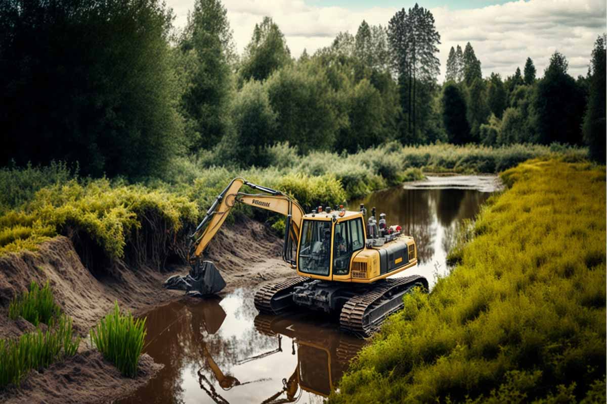 Un père et son fils construisent une centrale hydroélectrique dans le Calvados.