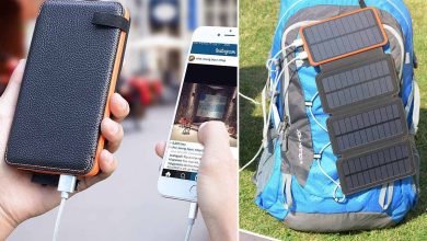 Une batterie et un chargeur solaire intégré.