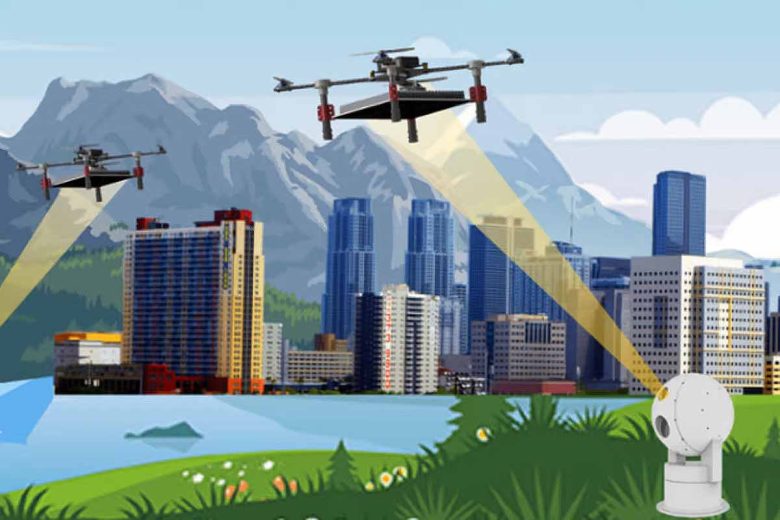 Une piste pour recharger les avions et drones électriques en plein vol.