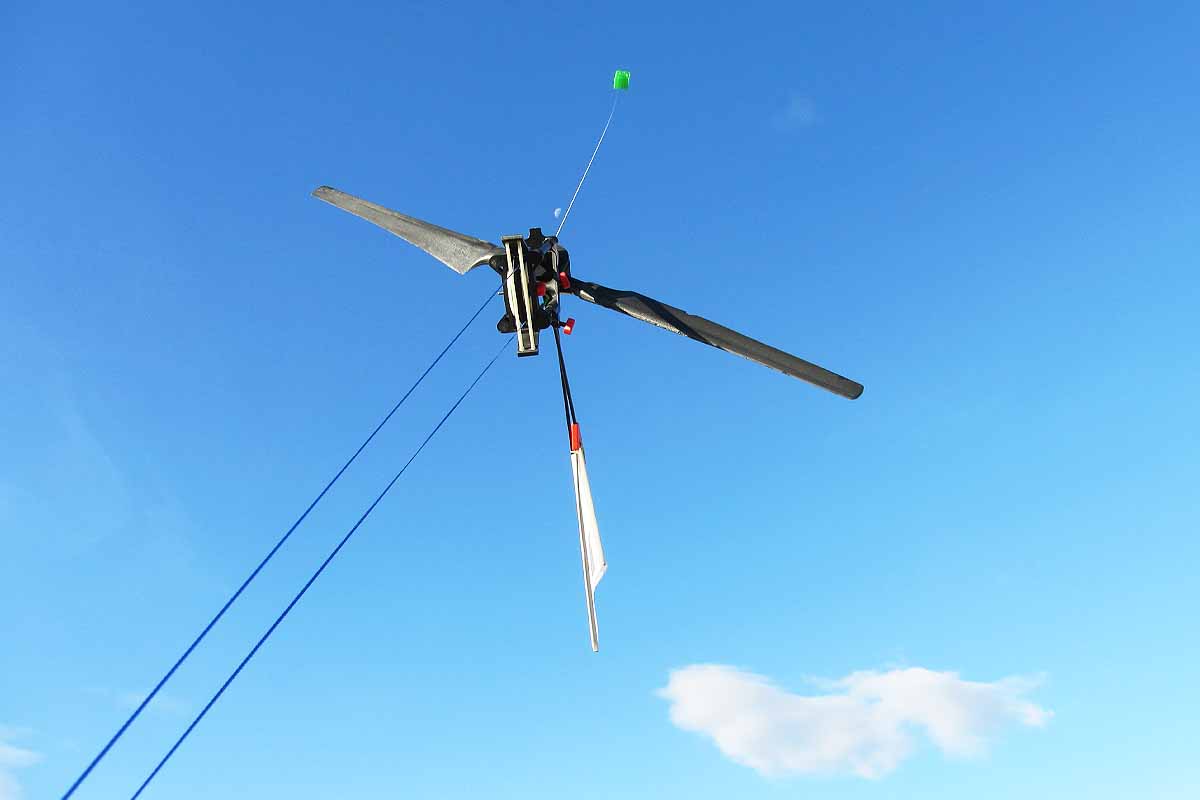 Une éolienne cerf-volant pour produire de l'énergie.