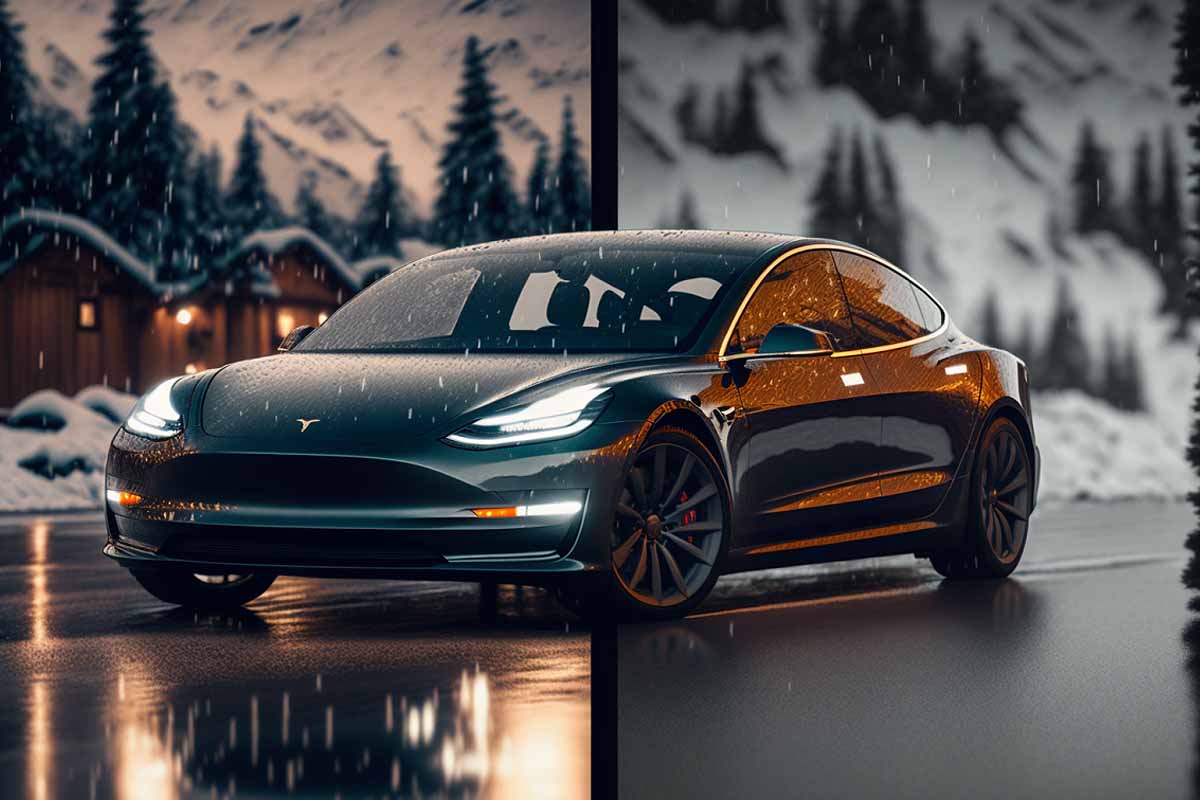 Une voiture électrique Tesla