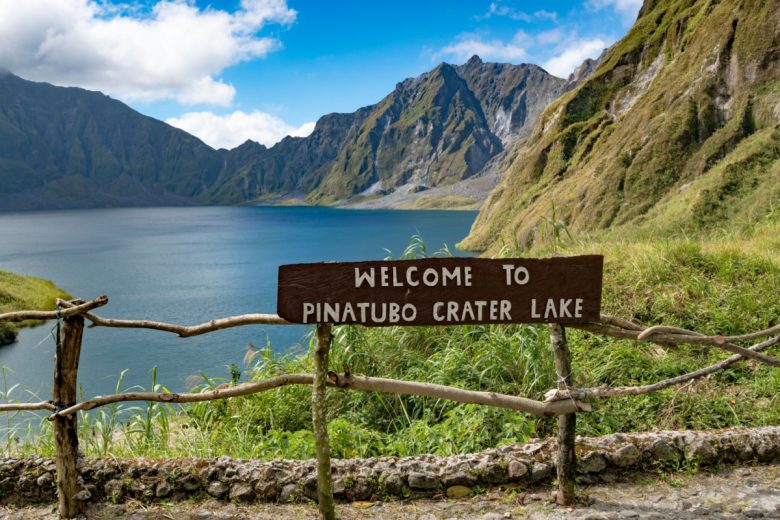 Le cratère du volcan Pinatubo à Pampanga, aux Philippines.