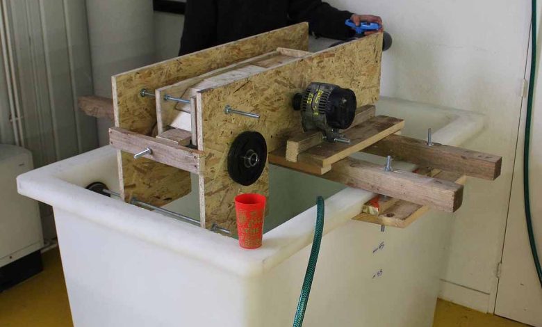 Hydr’Open, un prototype de turbine hydraulique.