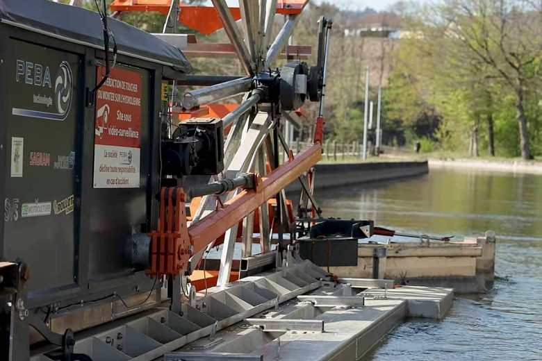 L'hydrolienne flottante PEBA