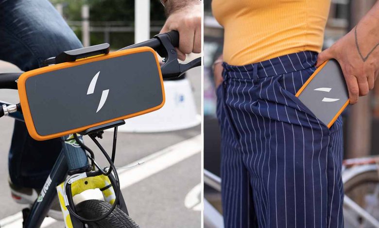 La première batterie de vélo électrique de la taille d'un grand smartphone.