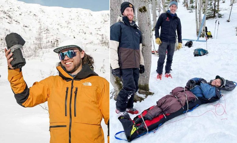 Cette invention peut être utilisée comme traineau ou comme civière pour transporter une personne blessée.