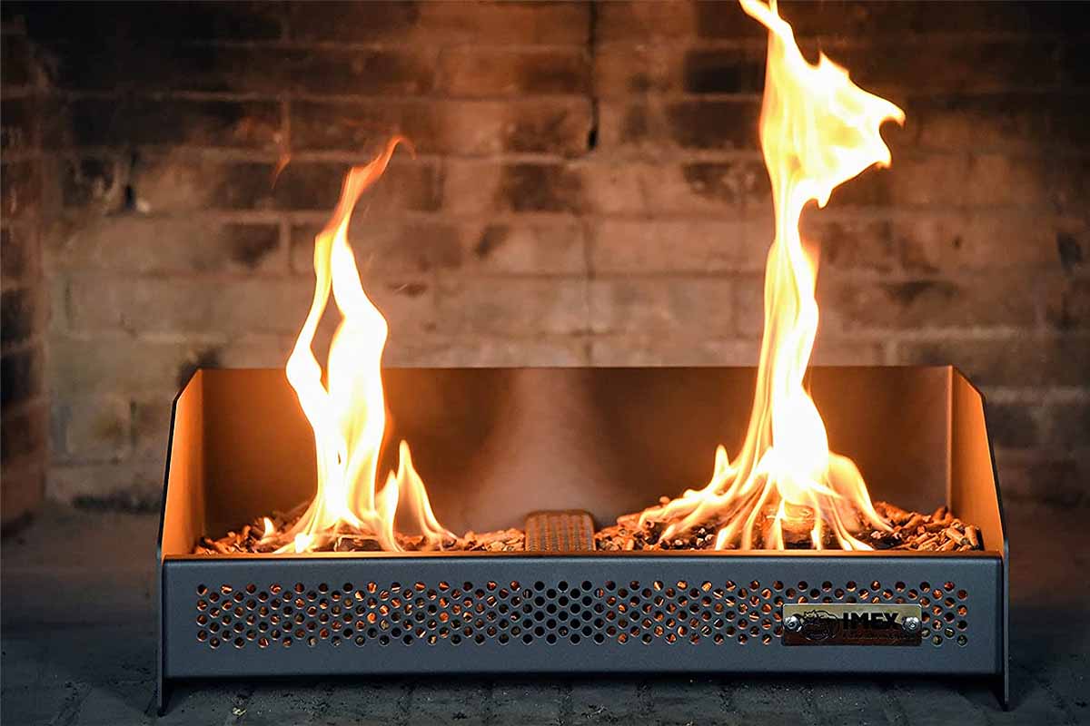 Boladeta - Tiroir panier brûleur à pellets pour cheminées et