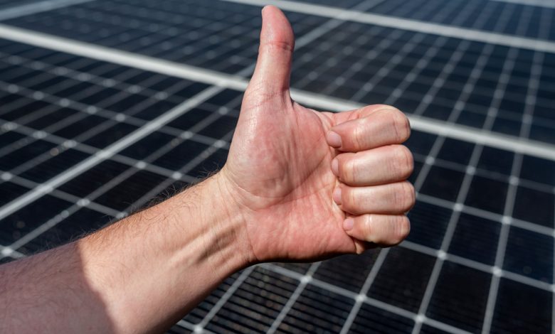 Des panneaux solaires d'intérieur.