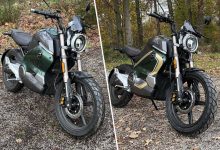 Super Soco TC Wanderer, moto électrique équivalent 50 cm³.