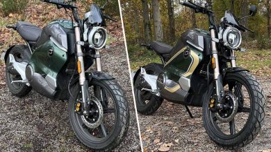 Super Soco TC Wanderer, moto électrique équivalent 50 cm³.