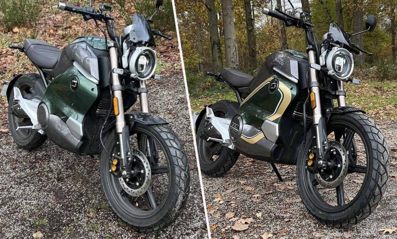 Super Soco TC Wanderer, moto électrique équivalent 50 cm³.