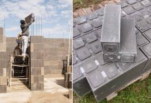 Des briques de construction qui s'empilent comme des LEGO.