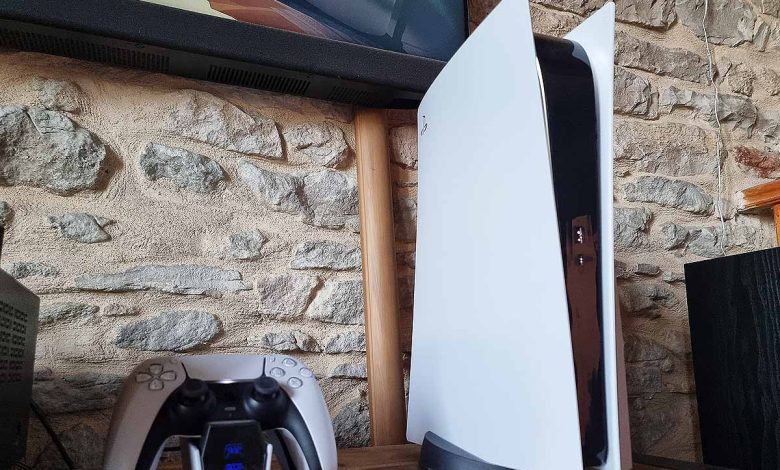 Ne placez pas la PlayStation 5 verticalement.
