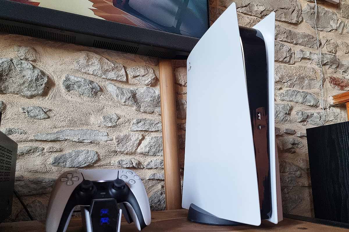 Ne placez pas la PlayStation 5 verticalement.