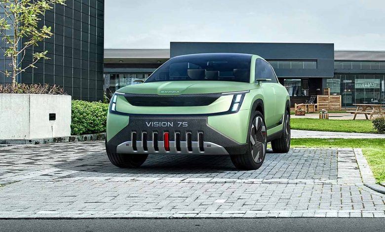 Le concept SKODA VISION 7S.